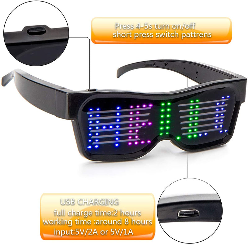 Magic Led Glasses - Frete Gratis