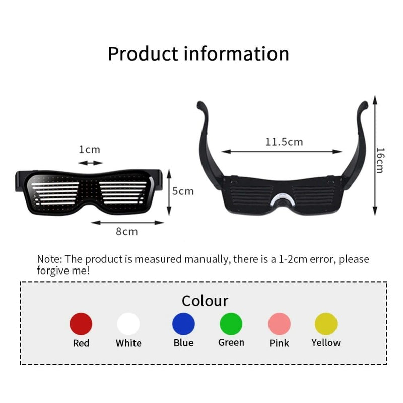 Magic Led Glasses - Frete Gratis